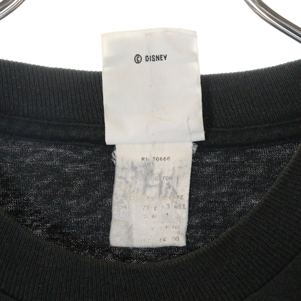 VINTAGE(ヴィンテージ) 90S Disney Micky Mouse ディズニー ミッキーマウス プリント 半袖Tシャツ ブラック