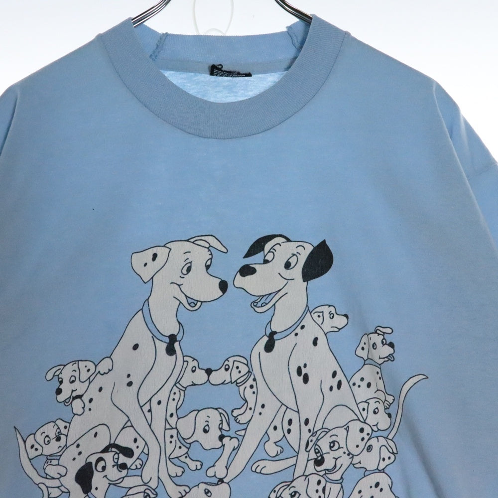 VINTAGE(ヴィンテージ) 90S キャラクタープリント 半袖Tシャツ ブルー