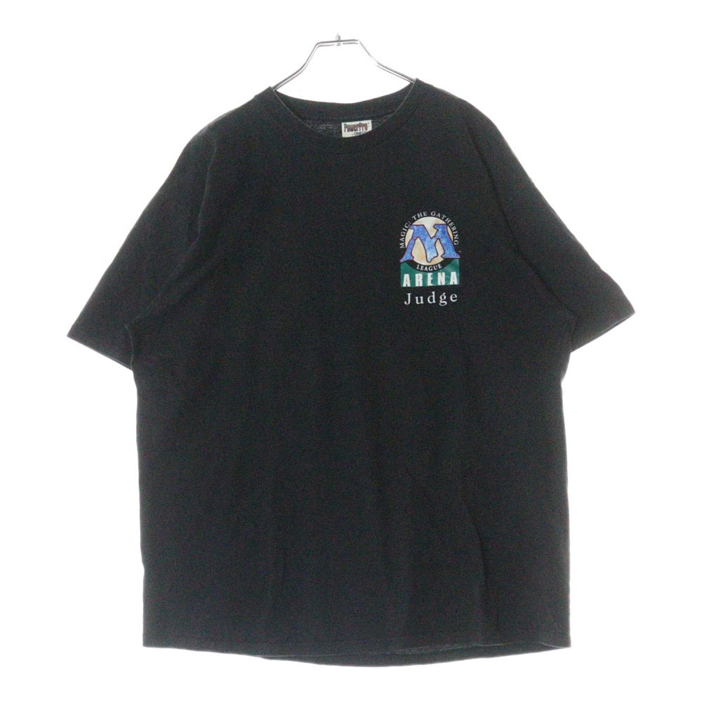 VINTAGE(ヴィンテージ) 90S Magic The Gathering Promo マジックザギャザリング プロモ 両面プリント 半袖Tシャツ ブラック