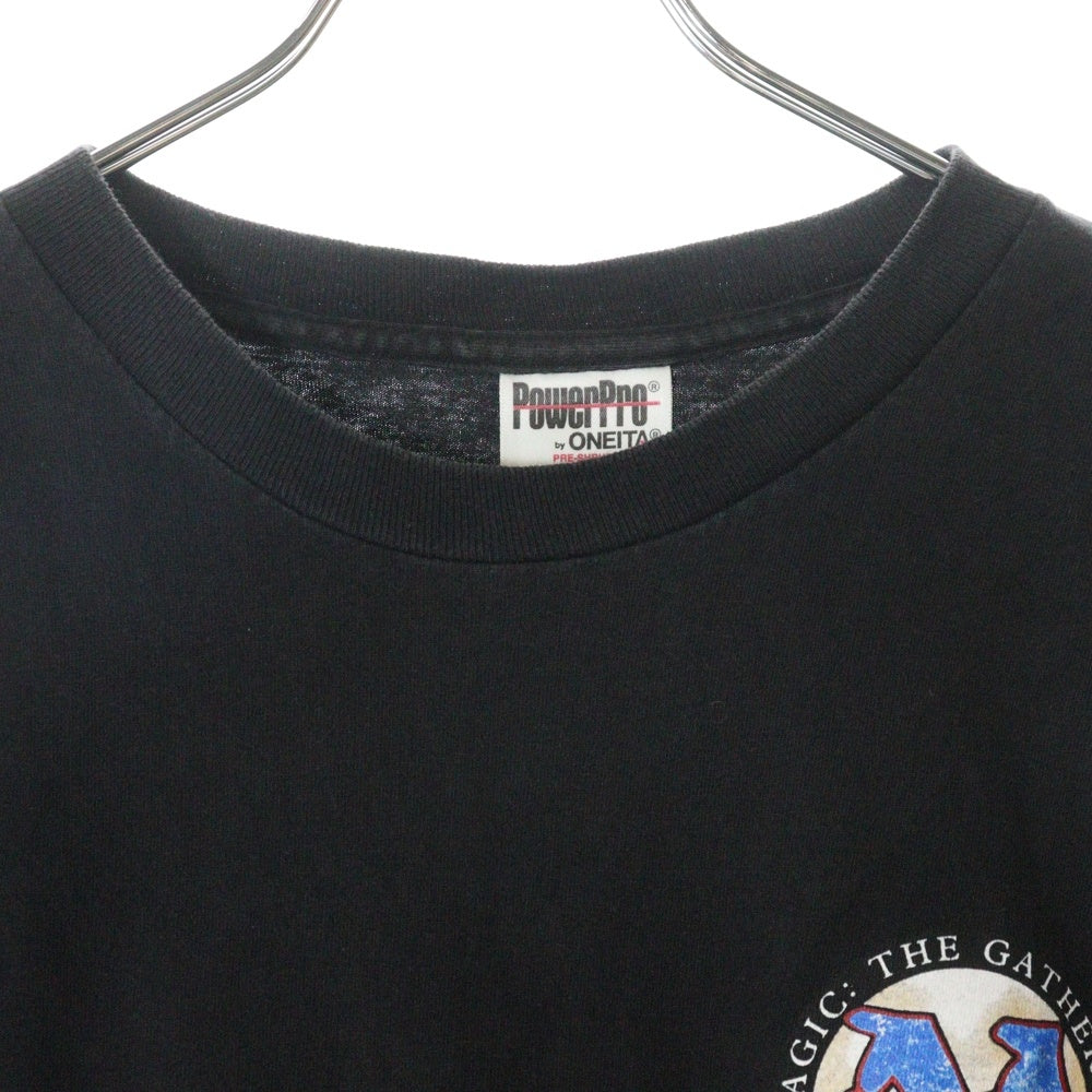 VINTAGE(ヴィンテージ) 90S Magic The Gathering Promo マジックザギャザリング プロモ 両面プリント 半袖Tシャツ ブラック