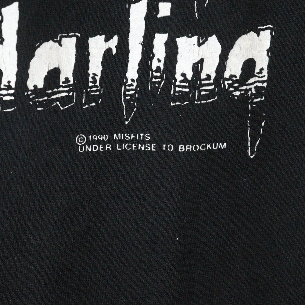 VINTAGE(ヴィンテージ) 90S MISFITS 1990 DIE DIE MY DARLING ミスフィッツ 両面プリント 半袖Tシャツ ブラック