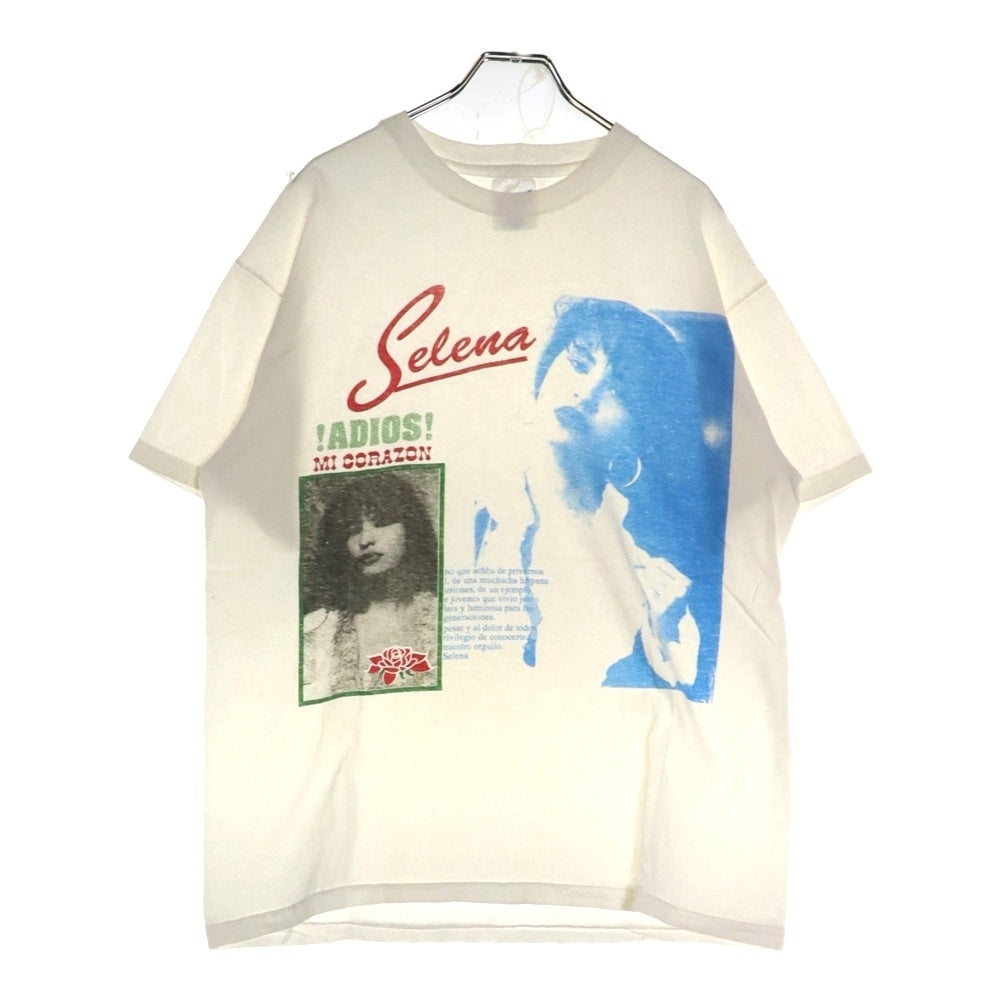 VINTAGE(ヴィンテージ) 90s SELENA TEE セレーナ フロントプリント半袖Tシャツ カットソー ホワイト