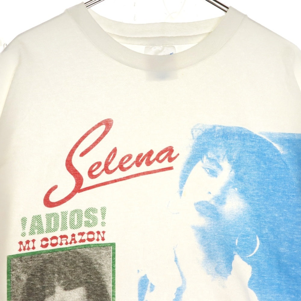 VINTAGE(ヴィンテージ) 90s SELENA TEE セレーナ フロントプリント半袖Tシャツ カットソー ホワイト
