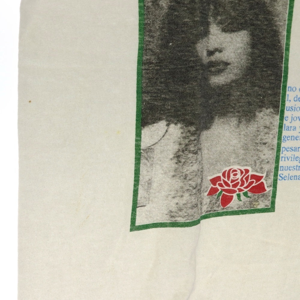 VINTAGE(ヴィンテージ) 90s SELENA TEE セレーナ フロントプリント半袖Tシャツ カットソー ホワイト