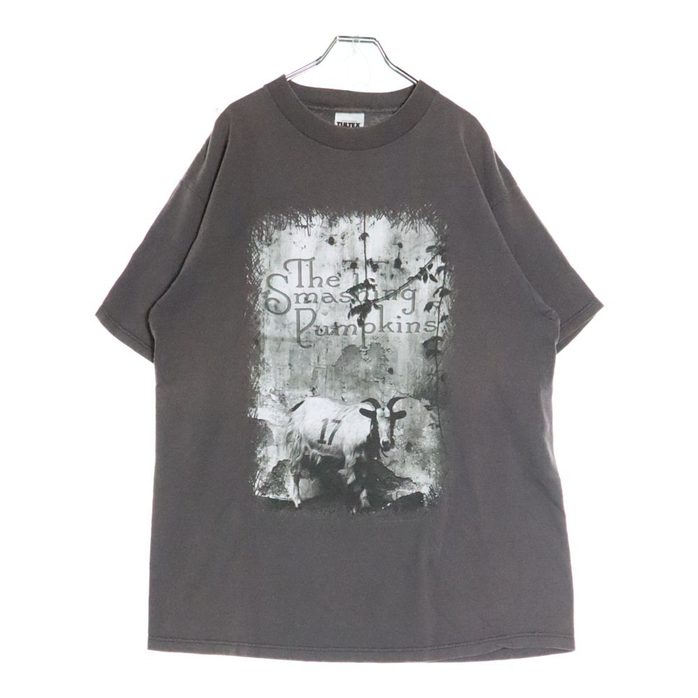 VINTAGE(ヴィンテージ) 90s THE SMASHING PUMPKINS MACHINA FADED BLACK TULTEX TEE スマッシングパンプキンズ 両面プリント半袖Tシャツ カットソー グレー