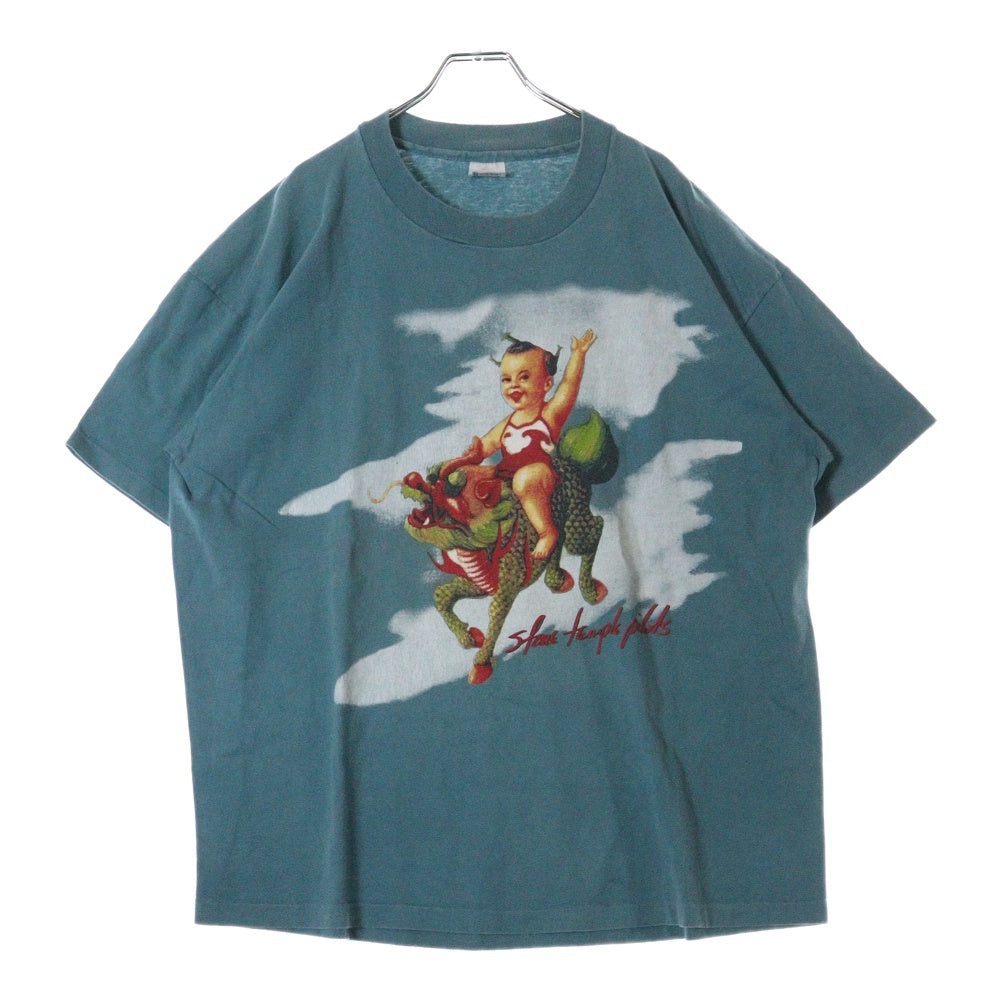 VINTAGE(ヴィンテージ) 90s STONE TEMPLE PILOTS PURPLE TOUR 1994 ストーンテンプルパイロッツ ツアー 半袖Tシャツ カットソー グリーン