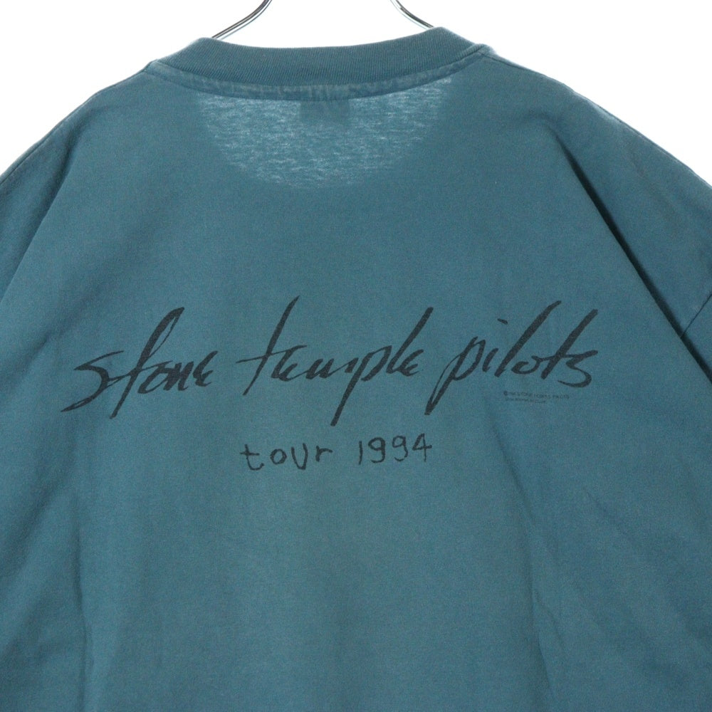 VINTAGE(ヴィンテージ) 90s STONE TEMPLE PILOTS PURPLE TOUR 1994 ストーンテンプルパイロッツ ツアー 半袖Tシャツ カットソー グリーン