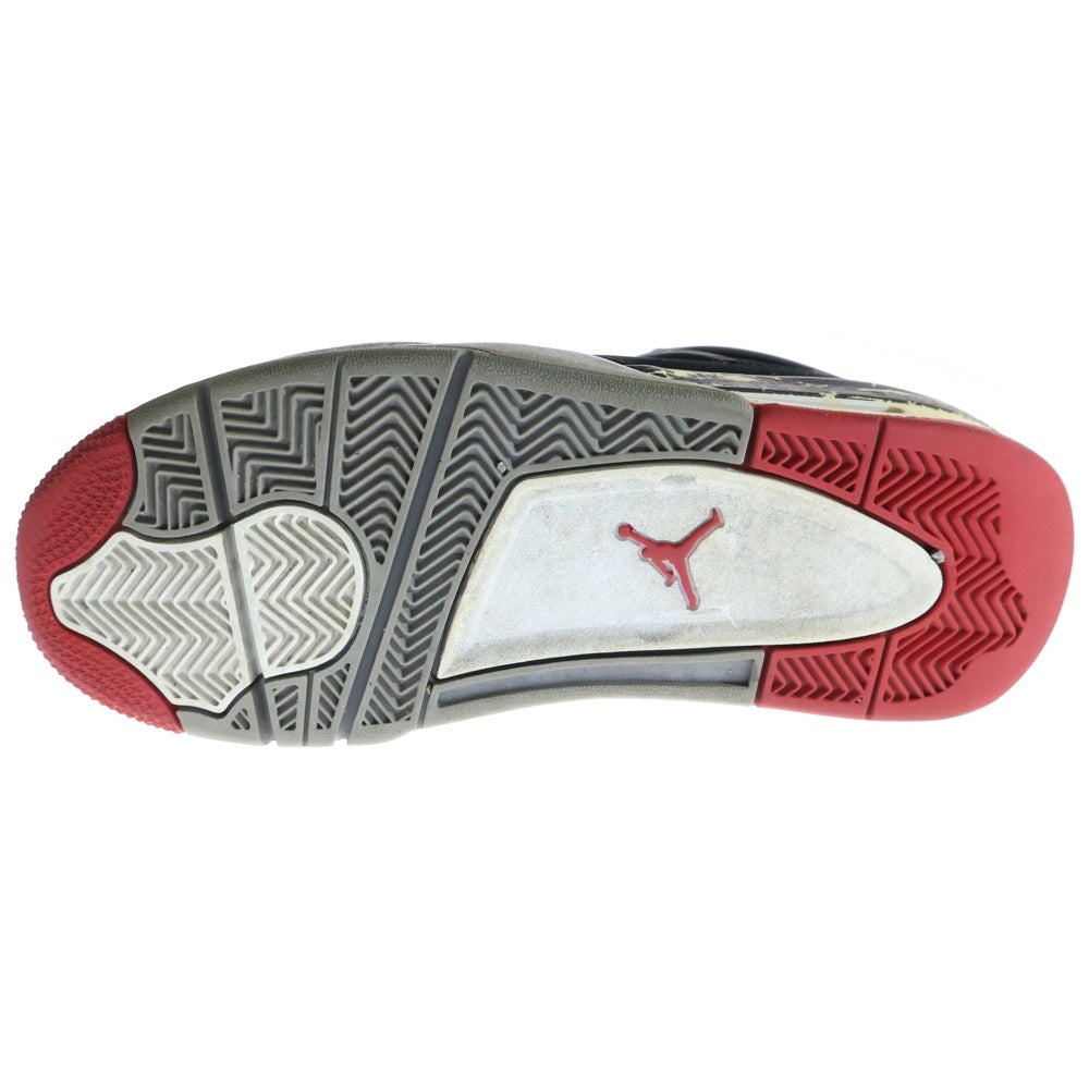 NIKE(ナイキ) 【観賞用】AIR JORDAN 4 RETRO 308497-089 エア ジョーダン 4 レトロ ブレッド 2012 スニーカー シューズ ブラック US8.5/26.5cm