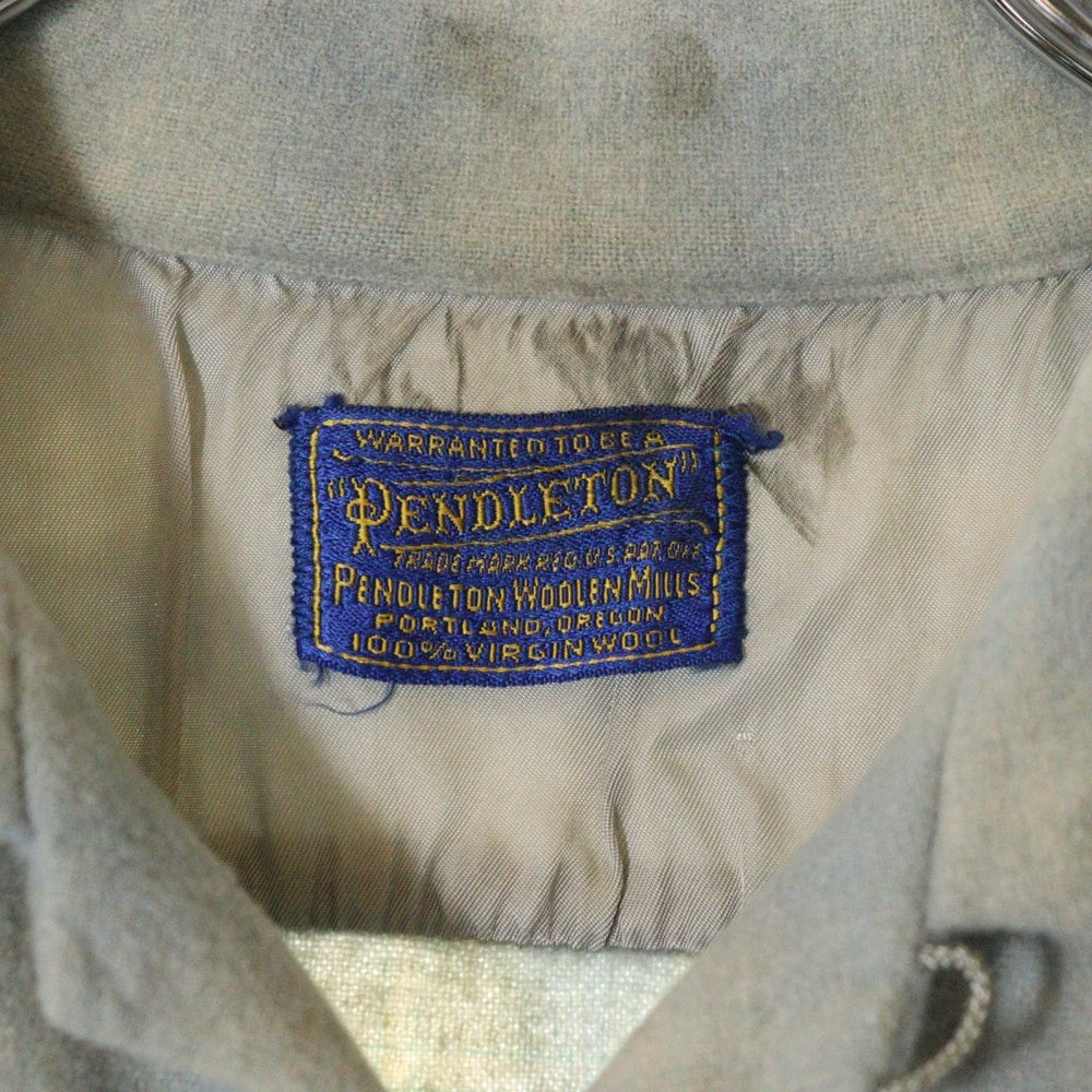 PENDLETON(ペンドルトン) 40s VINTAGE オンブレチェック ウール 長袖シャツ ヴィンテージ チェック