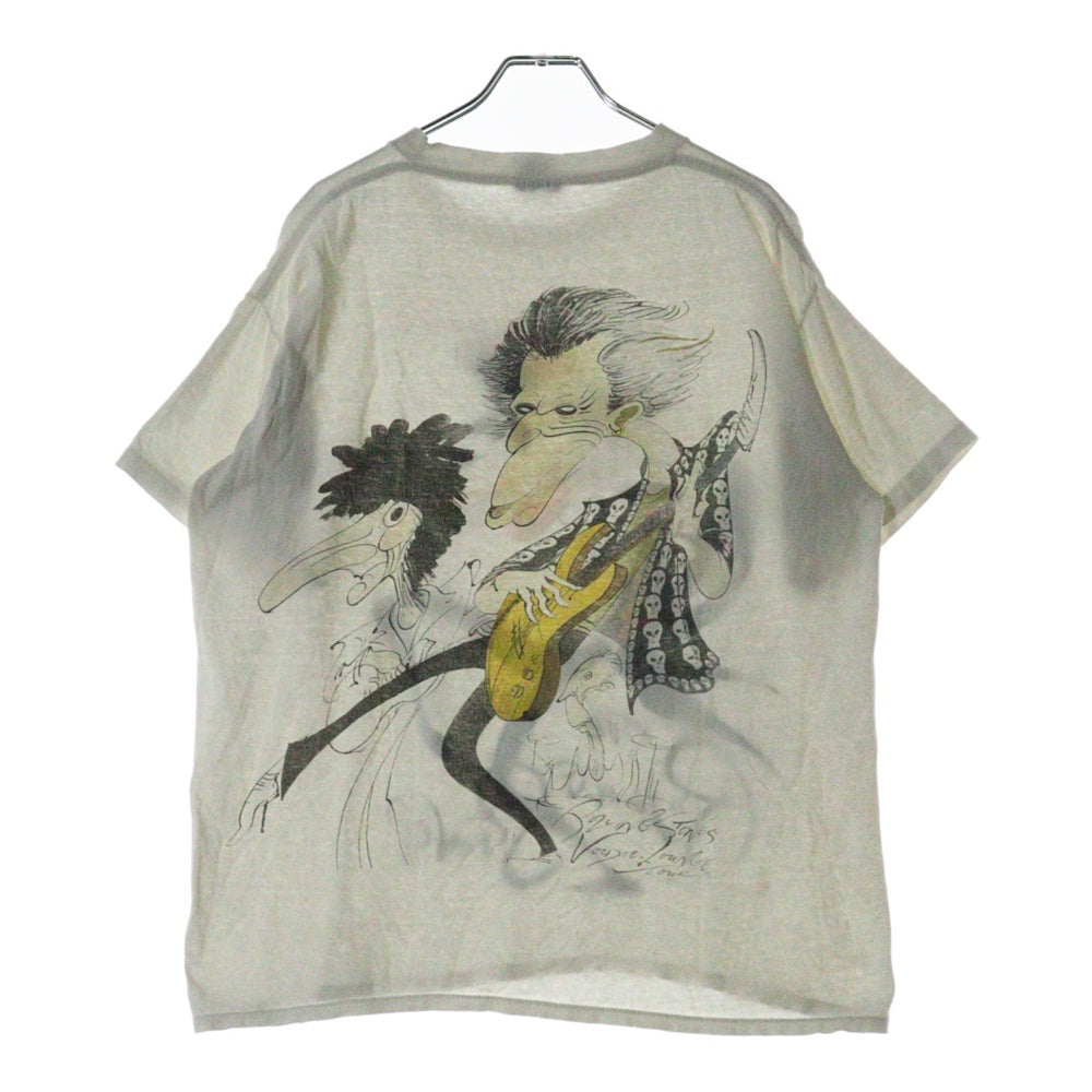 VINTAGE(ヴィンテージ) 90s ROLLING STONES 1994 Gerald Scarfe ローリングストーンズ 両面プリント 半袖シャツ ホワイト