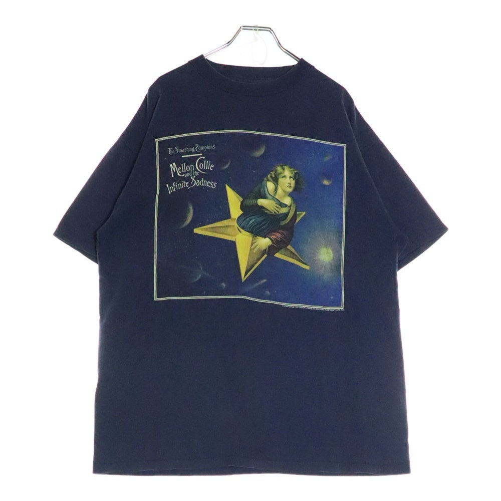 VINTAGE(ヴィンテージ) 90s THE SMASHING PUMPKINS MELLON COLLIE AND THE INFINITE SADNESS スマッシングパンプキンズ 半袖Tシャツ カットソー ネイビー