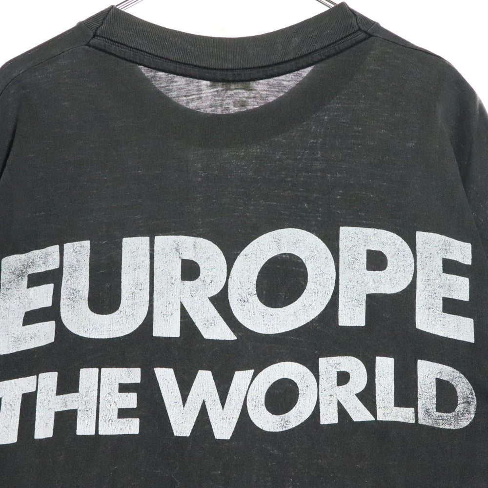 VINTAGE(ヴィンテージ) 90s BON JOVI ALL AROUND THE WORLD 89/90 TEE ボンジョビ 両面プリント半袖Tシャツ カットソー ブラック