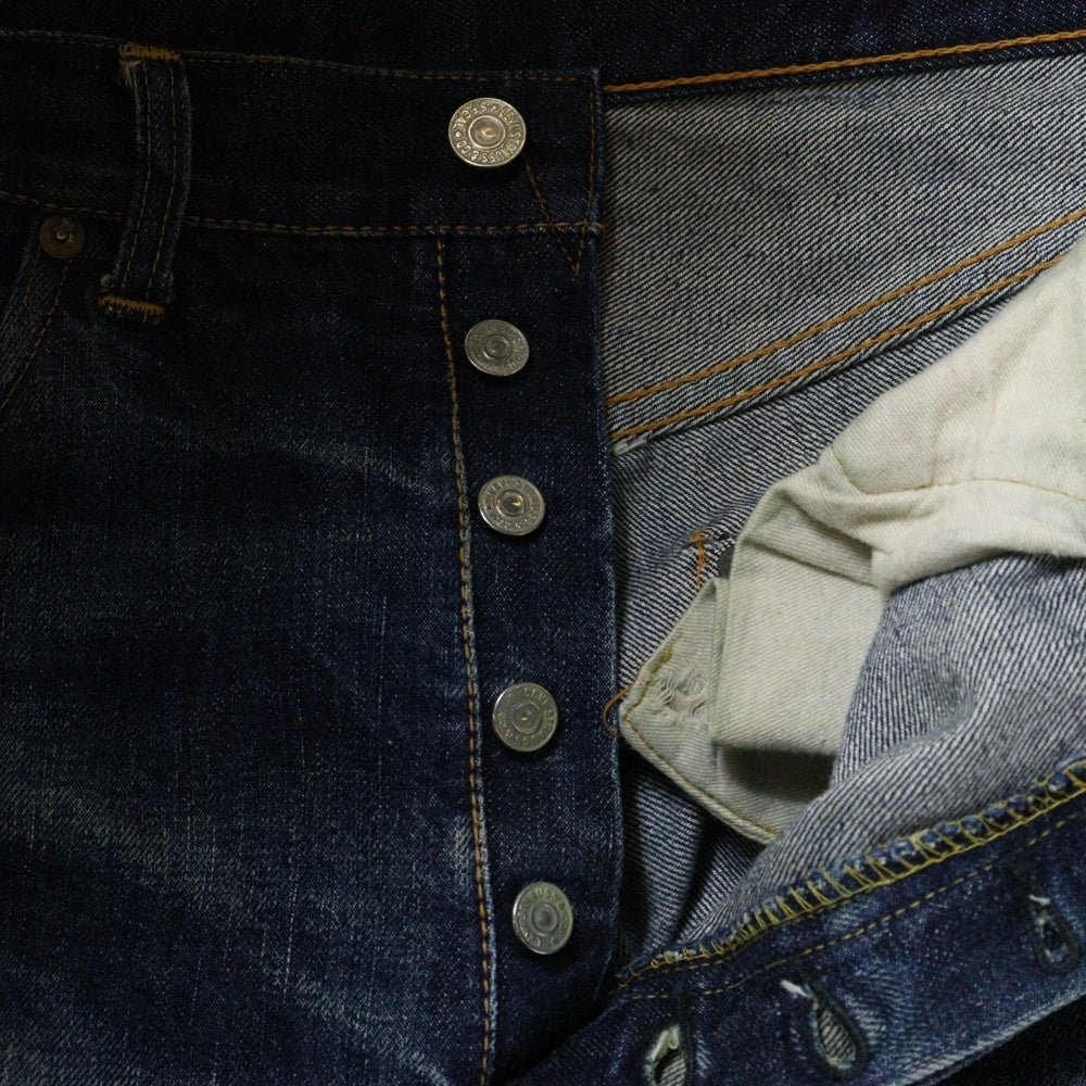 Levi's(リーバイス) 50ー60s VINTAGE 501XX 紙パッチ ギャラ有 隠しリベット ボタンフライデニムパンツ インディゴ