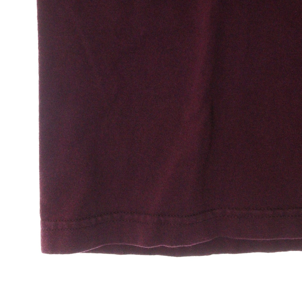 VINTAGE(ヴィンテージ) 90s Bjork Homogenic BURGUNDY TEE ビョーク フロントプリント半袖Tシャツ カットソー バーガンディ