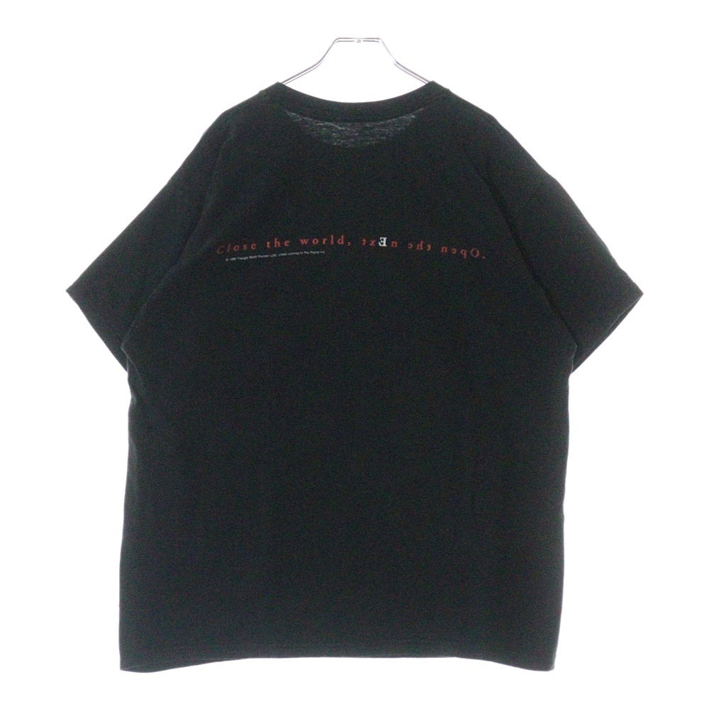 VINTAGE(ヴィンテージ) 90S serial experiments lain シリアルエクスペリメンツレイン 岩倉玲音 キービジュアルプリント 半袖Tシャツ ブラック