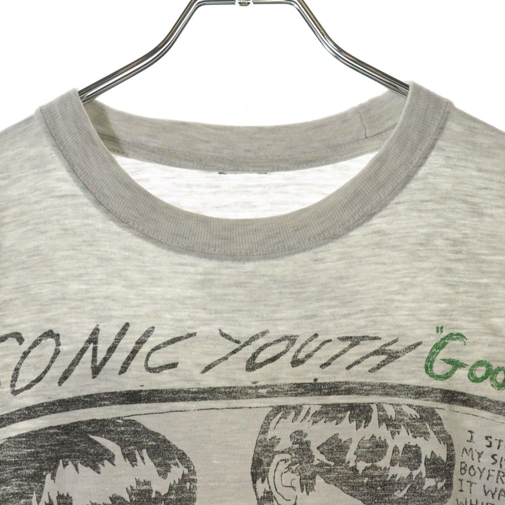 VINTAGE(ヴィンテージ) 90S SONIC YOUTH Goo Helter-skelter Merchandising ソニックユース ヘルタースケルター 両面プリント 半袖Tシャツ グレー
