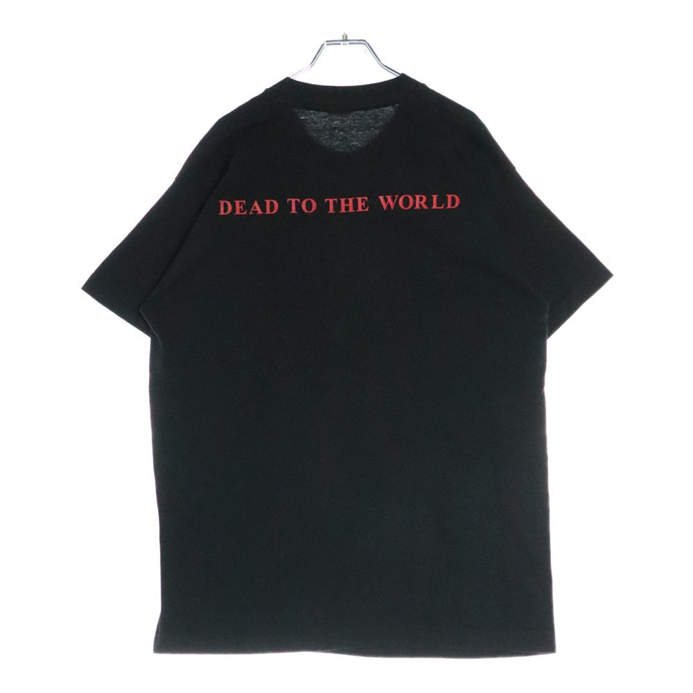 VINTAGE(ヴィンテージ) 90S MARILYN MANSON DEAD TO THE WORLD マリリンマンソン 両面プリント 半袖Tシャツ ブラック