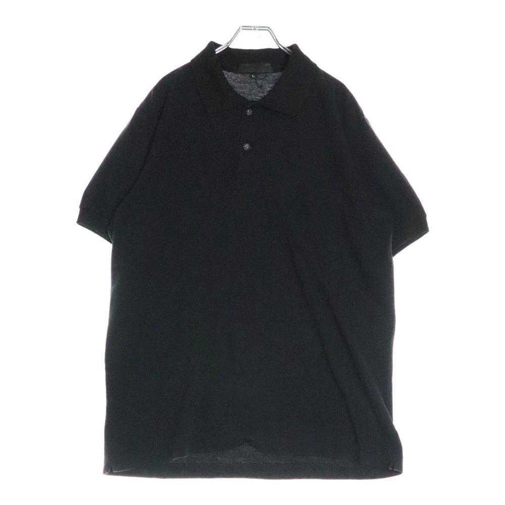 CHROME HEARTS(クロムハーツ) OLD クロスボールボタン 半袖ポロシャツ ブラック