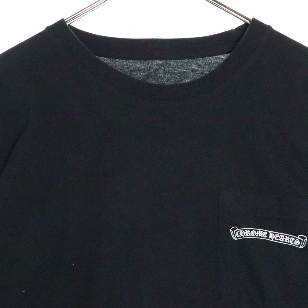 CHROME HEARTS(クロムハーツ) CH L S 1 Arch Logo アーチロゴプリント ロングスリーブ 長袖Tシャツ ブラック