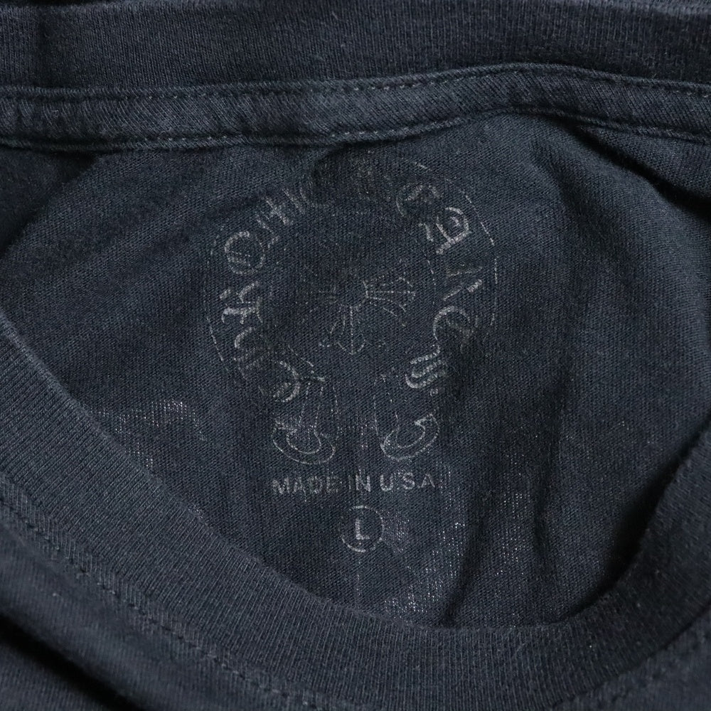 CHROME HEARTS(クロムハーツ) CH L S 1 Arch Logo アーチロゴプリント ロングスリーブ 長袖Tシャツ ブラック