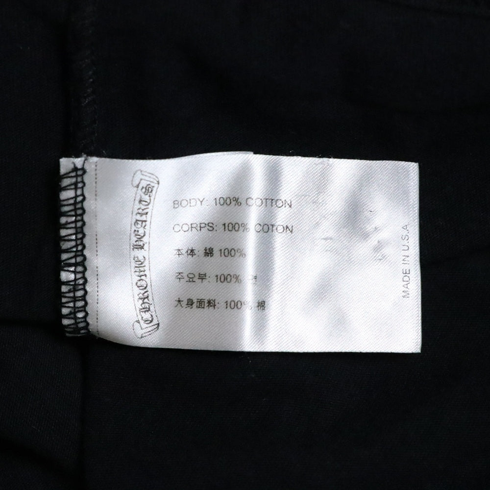 CHROME HEARTS(クロムハーツ) CH L S 1 Arch Logo アーチロゴプリント ロングスリーブ 長袖Tシャツ ブラック