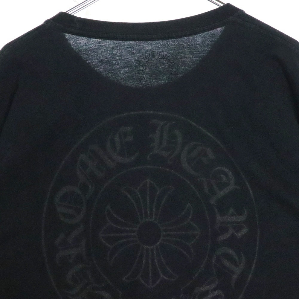 CHROME HEARTS(クロムハーツ) CH L S 1 バックホースシュー グラデーションプリント ロングスリーブ 長袖Tシャツ ブラック