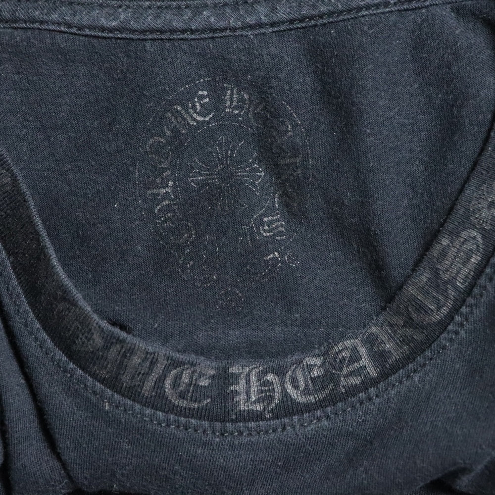 CHROME HEARTS(クロムハーツ) CH L S 1 バックホースシュー グラデーションプリント ロングスリーブ 長袖Tシャツ ブラック