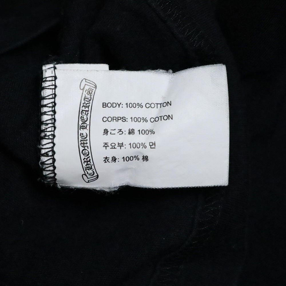 CHROME HEARTS(クロムハーツ) CH L S 1 バックホースシュー グラデーションプリント ロングスリーブ 長袖Tシャツ ブラック