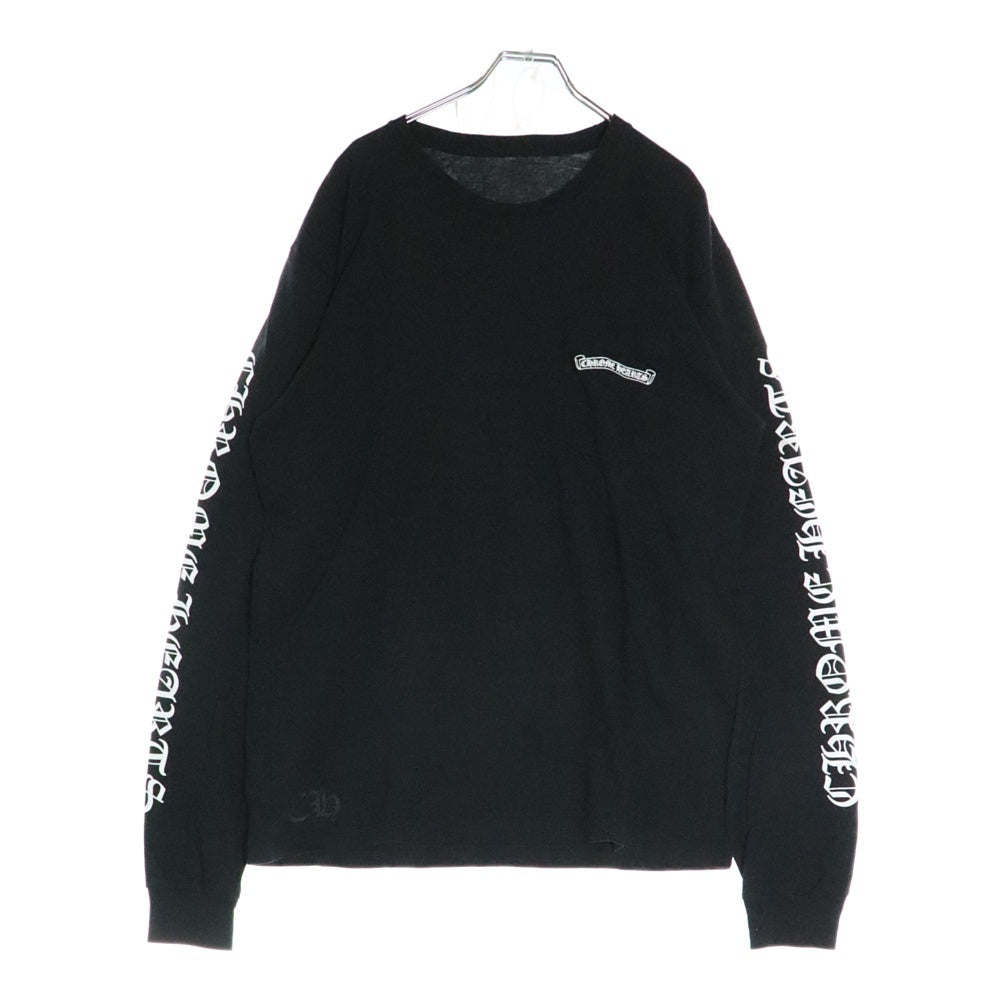 CHROME HEARTS(クロムハーツ) CH SCROLL LABEL FUCKYOU L/S /1 スクロールラベル ファックユー アームプリント ロングスリーブカットソー 長袖Tシャツ