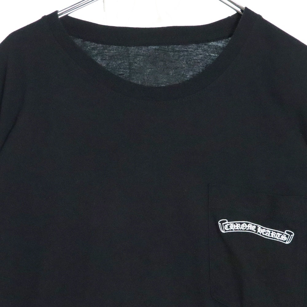 CHROME HEARTS(クロムハーツ) CH SCROLL LABEL FUCKYOU L/S /1 スクロールラベル ファックユー アームプリント ロングスリーブカットソー 長袖Tシャツ