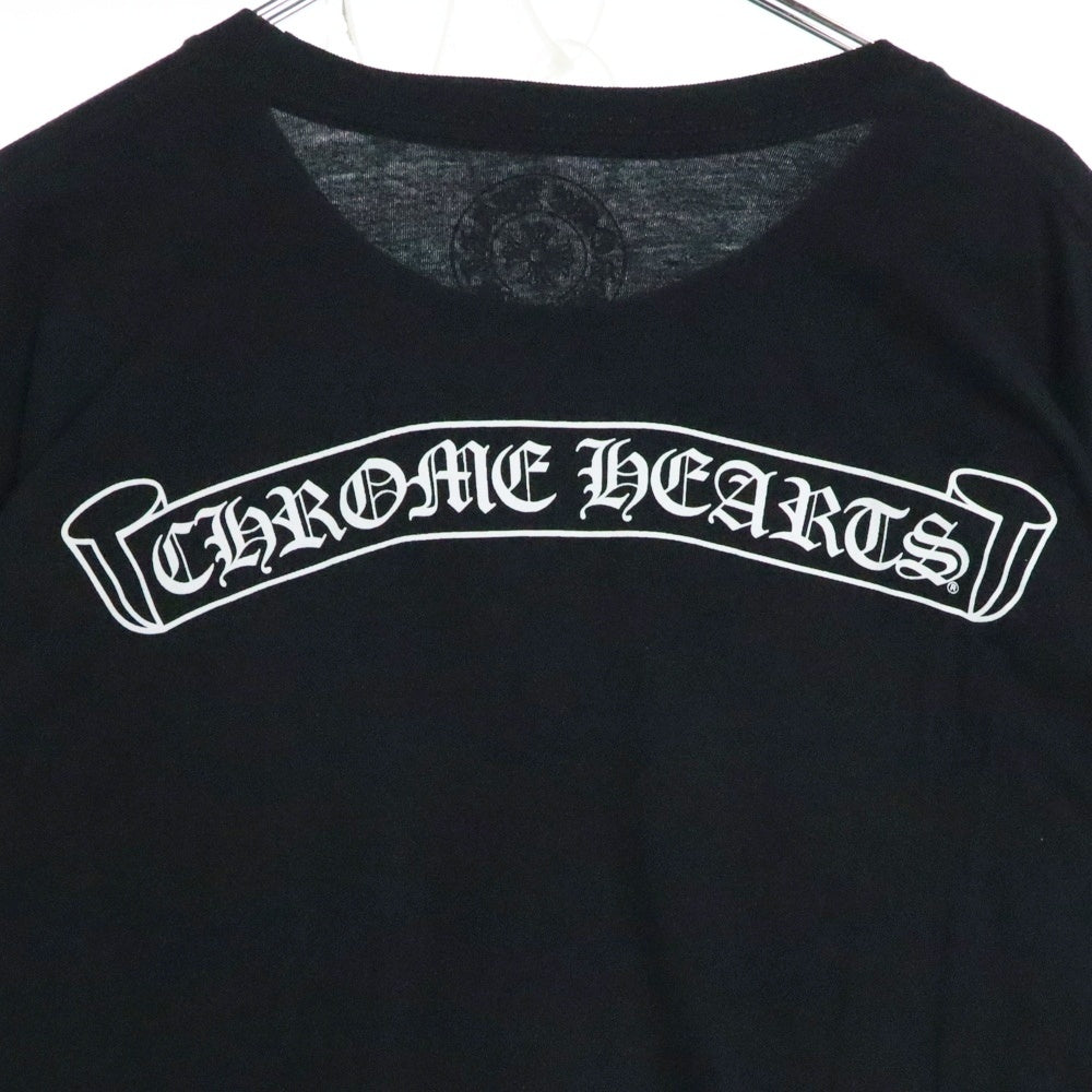 CHROME HEARTS(クロムハーツ) CH SCROLL LABEL FUCKYOU L/S /1 スクロールラベル ファックユー アームプリント ロングスリーブカットソー 長袖Tシャツ