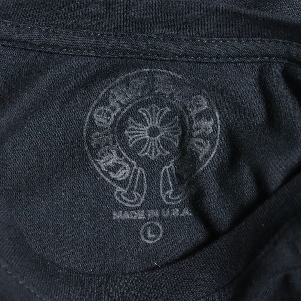 CHROME HEARTS(クロムハーツ) CH SCROLL LABEL FUCKYOU L/S /1 スクロールラベル ファックユー アームプリント ロングスリーブカットソー 長袖Tシャツ
