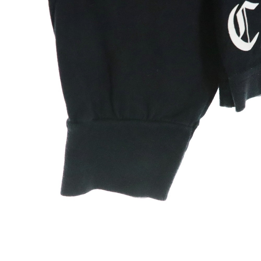 CHROME HEARTS(クロムハーツ) American Flag 星条旗プリント ロングスリーブ 長袖Tシャツ ブラック