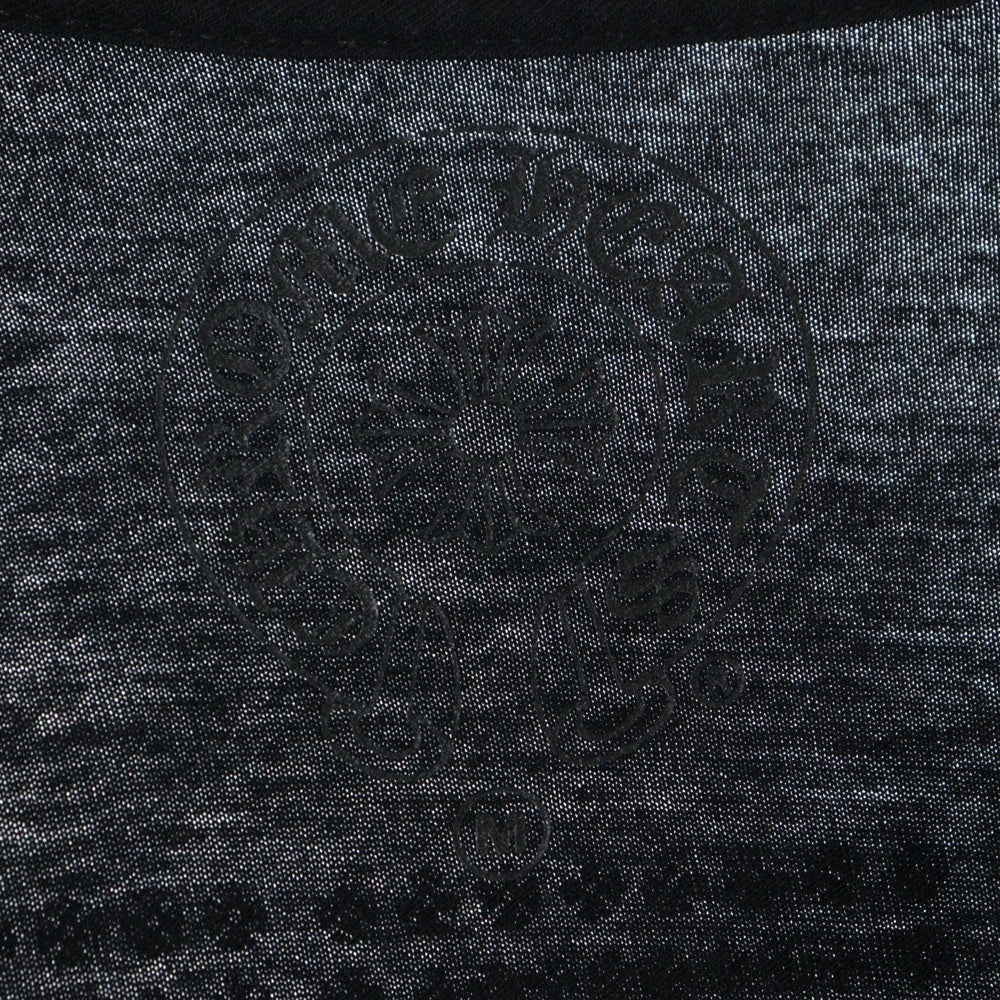 CHROME HEARTS(クロムハーツ) CH PLS L/S CHプラス 両面プリント ロングスリーブ 長袖Tシャツ ブラック
