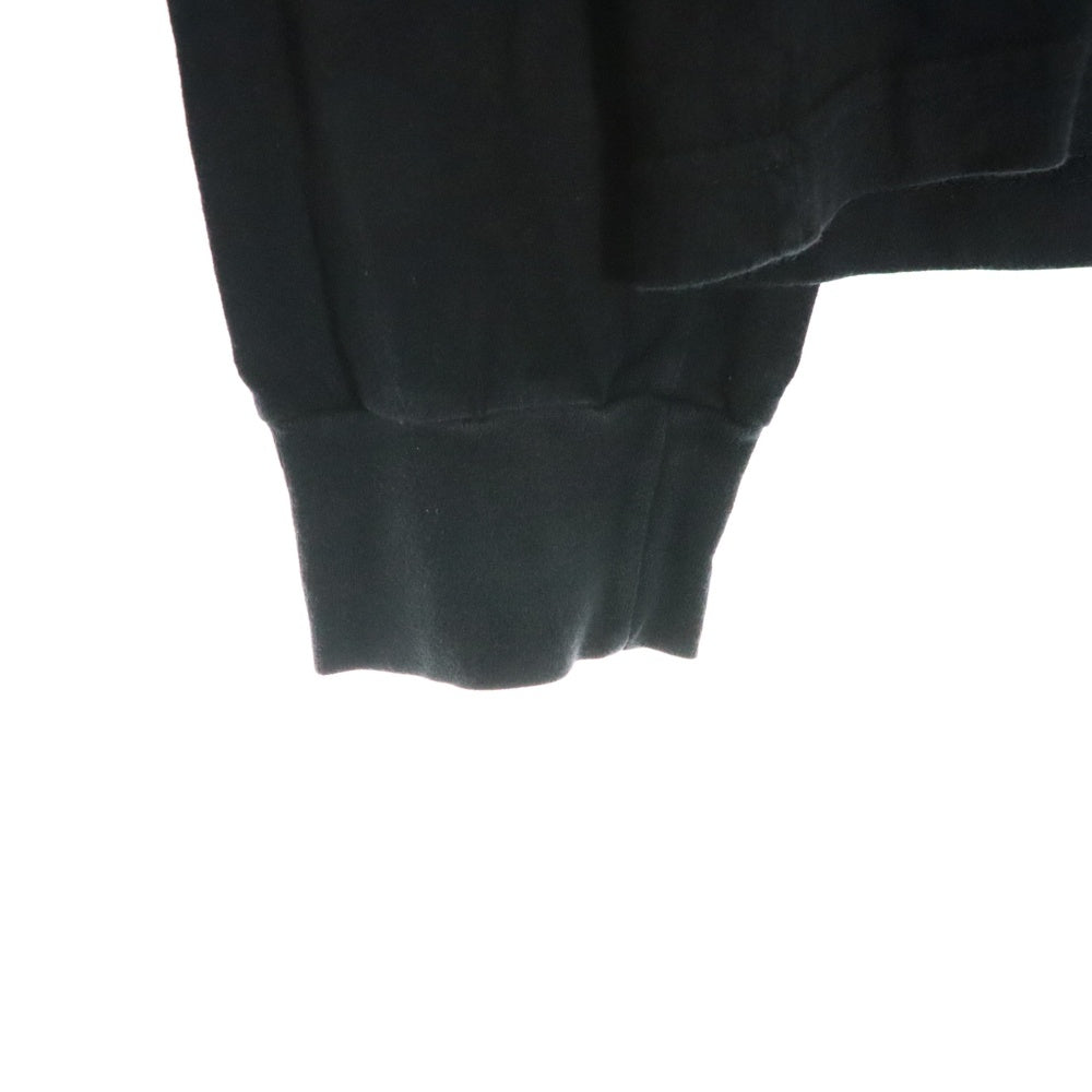 CHROME HEARTS(クロムハーツ) MLTCOL CEM CRS LS マルチセメタリークロスプリント ロングスリーブ 長袖Tシャツ ブラック