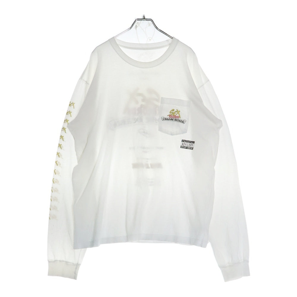 CHROME HEARTS(クロムハーツ) ×MATTY BOY Sex Records L/S Tee マッティボーイ セックスレコード ロングスリーブ 長袖Tシャツ ホワイト