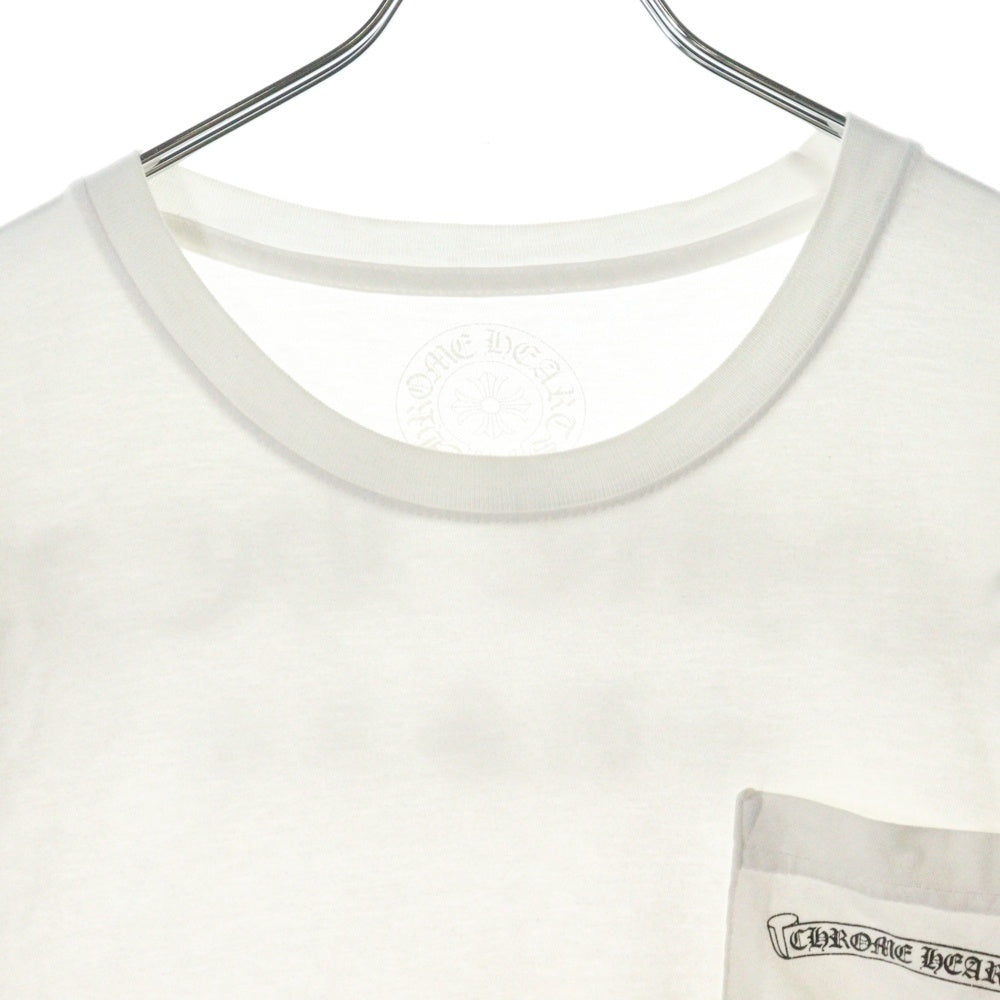 CHROME HEARTS(クロムハーツ) CH L S 1 Arch Logo アーチロゴプリント ロングスリーブ 長袖Tシャツ ホワイト
