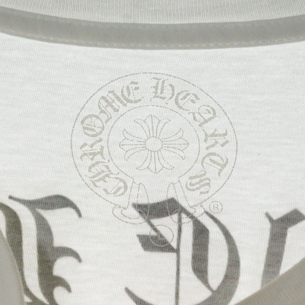 CHROME HEARTS(クロムハーツ) CH L S 1 Arch Logo アーチロゴプリント ロングスリーブ 長袖Tシャツ ホワイト