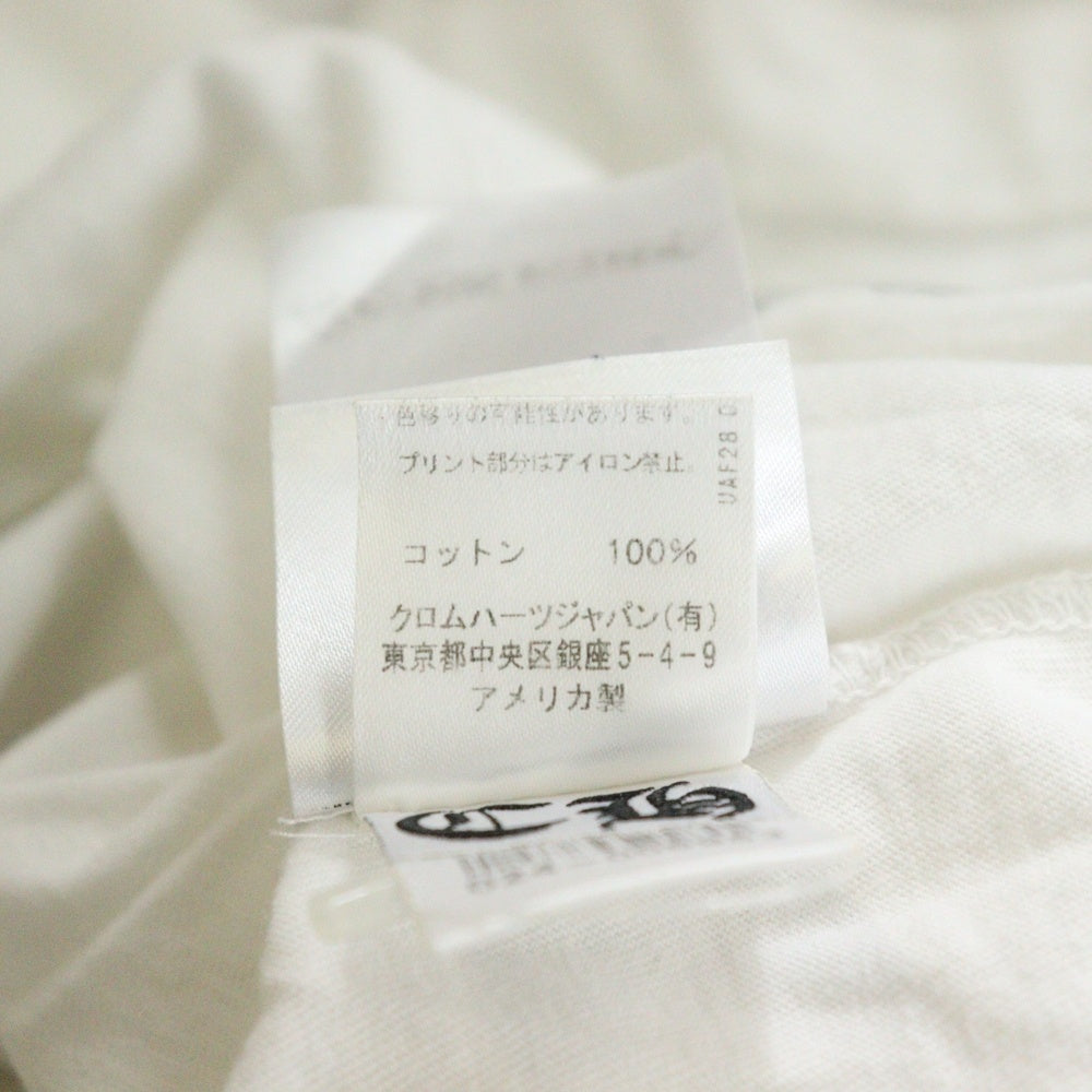 CHROME HEARTS(クロムハーツ) CH L S 1 Arch Logo アーチロゴプリント ロングスリーブ 長袖Tシャツ ホワイト