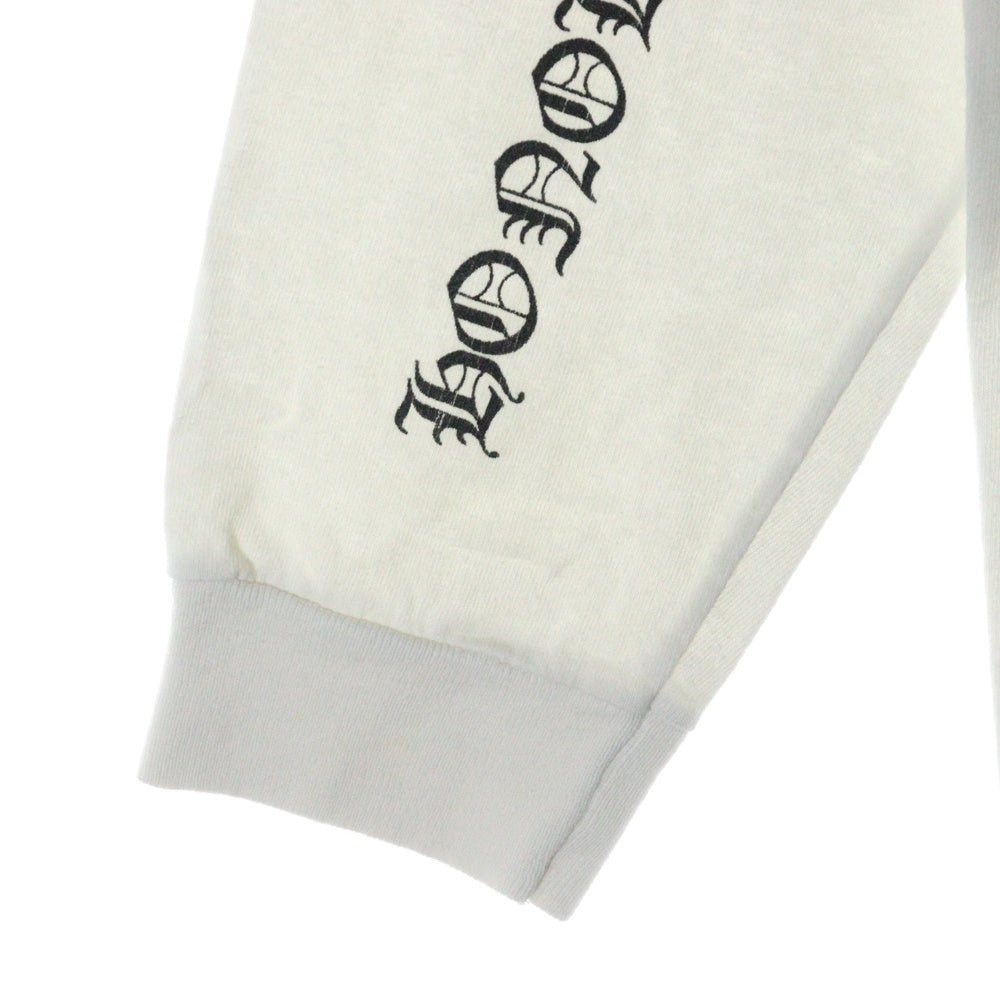 CHROME HEARTS(クロムハーツ) CH PLS L/S CHプラス 両面プリント ロングスリーブ 長袖Tシャツ ホワイト