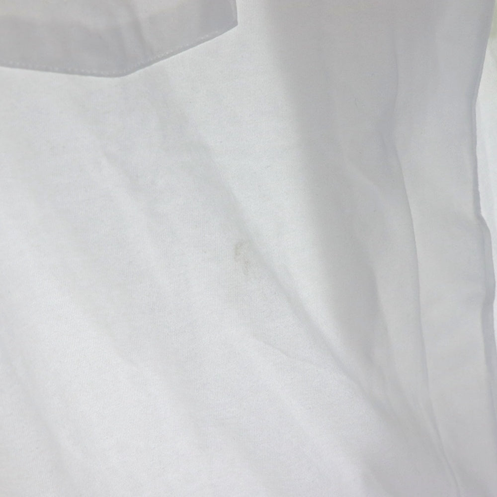 CHROME HEARTS(クロムハーツ) Neck Logo ネックロゴ アームプリント ロングスリーブ L/S 長袖 ポケットTシャツ カットソー ホワイト