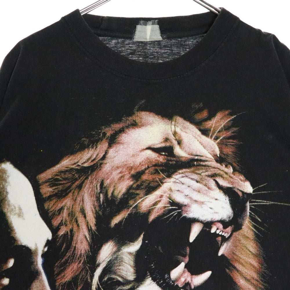 VINTAGE(ヴィンテージ) 90S BOB MARLEY POSITIVE VIBRATION ボブマーリー 両面プリント 半袖 Tシャツ ブラック