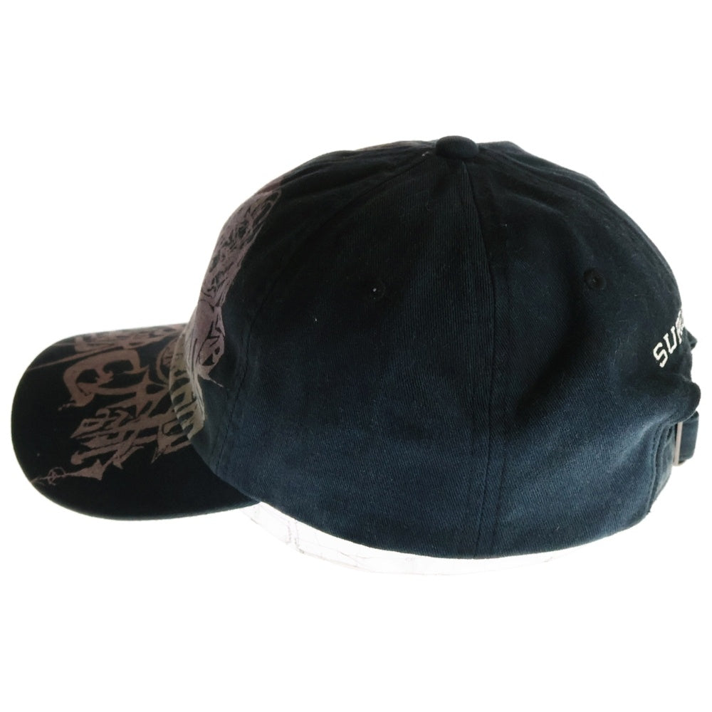 SUPREME(シュプリーム) 24AW Liberty 6-Panel グラフィックデザイン 6パネル ベースボールキャップ ネイビー