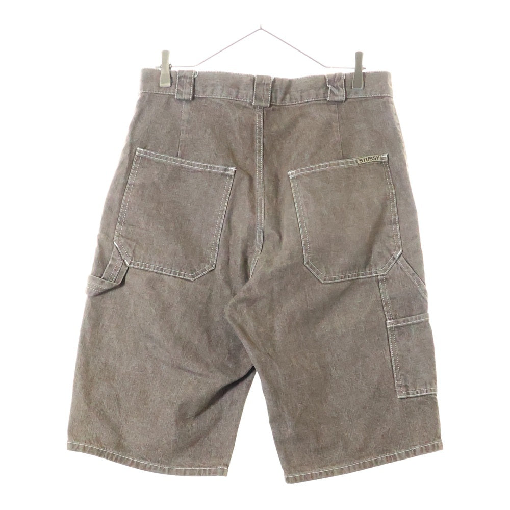 STUSSY(ステューシー) 90-00S ペインターショーツ ハーフパンツ ブラウン