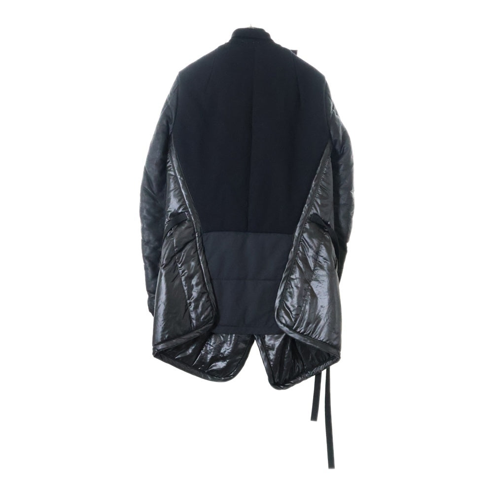 Rick Owens(リックオウエンス) OLMAR and MIRTA オルターアンドマリータ 異素材切替 ベルトデザイン 変形 中綿ジャケット ブラック