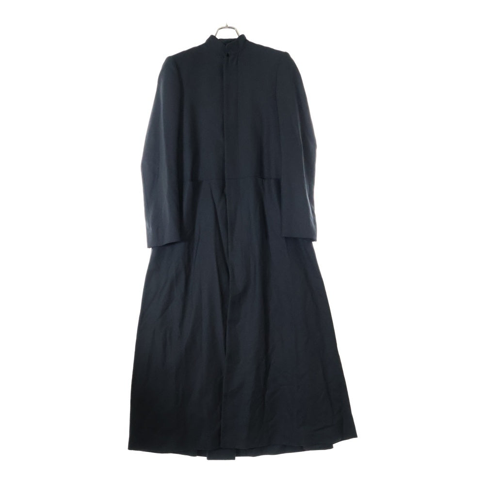 RAF SIMONS(ラフシモンズ) 00AW Archive confusion期 wool full length button up priest coat マオカラー ボタンアップ ウールロングコート ブラック
