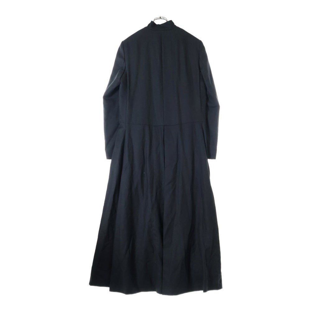RAF SIMONS(ラフシモンズ) 00AW Archive confusion期 wool full length button up priest coat マオカラー ボタンアップ ウールロングコート ブラック