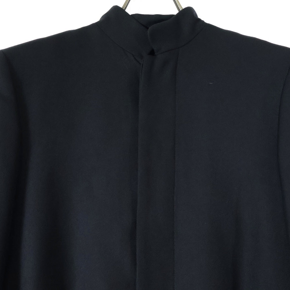 RAF SIMONS(ラフシモンズ) 00AW Archive confusion期 wool full length button up priest coat マオカラー ボタンアップ ウールロングコート ブラック