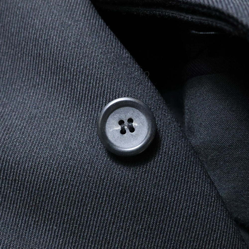 RAF SIMONS(ラフシモンズ) 00AW Archive confusion期 wool full length button up priest coat マオカラー ボタンアップ ウールロングコート ブラック