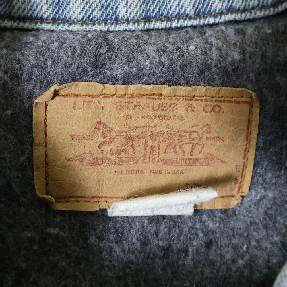 Levi's(リーバイス) 70S 71205 ボタン裏52 裏地ブランケット デニムジャケット インディゴ